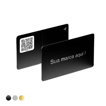 Cartão de Metal Eletrônico